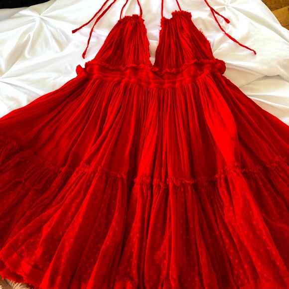 Free People Dresses & Skirts - Free People 100 Degree Mini Halter Dress